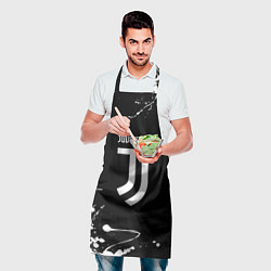 Фартук кулинарный Juventus краски белые, цвет: 3D-принт — фото 2