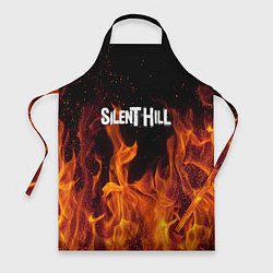 Фартук кулинарный Silent hill огонь, цвет: 3D-принт