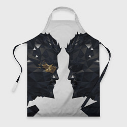 Фартук Адам Дженсен в отражении deus ex