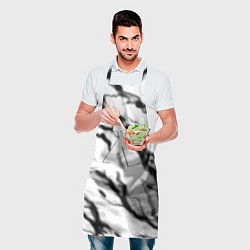Фартук кулинарный Half life logo молнии, цвет: 3D-принт — фото 2
