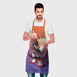 Фартук кулинарный Ёж Шэдоу Соник, цвет: 3D-принт — фото 2