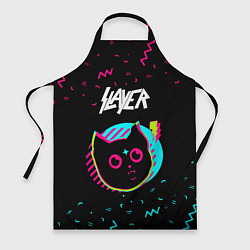 Фартук кулинарный Slayer - rock star cat, цвет: 3D-принт