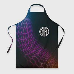 Фартук кулинарный Inter футбольная сетка, цвет: 3D-принт