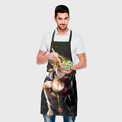 Фартук кулинарный Джорно Джованна на фоне звездочек из ДжоДжо, цвет: 3D-принт — фото 2