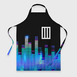 Фартук кулинарный Paramore эквалайзер, цвет: 3D-принт
