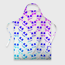 Фартук кулинарный Marshmello pattern neon, цвет: 3D-принт