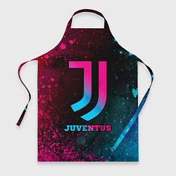 Фартук кулинарный Juventus - neon gradient, цвет: 3D-принт
