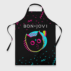 Фартук кулинарный Bon Jovi - rock star cat, цвет: 3D-принт