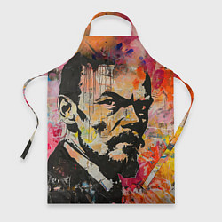 Фартук Граффити портрет Владимира Ленина