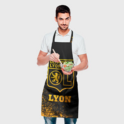 Фартук кулинарный Lyon - gold gradient, цвет: 3D-принт — фото 2
