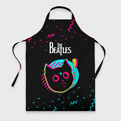 Фартук кулинарный The Beatles - rock star cat, цвет: 3D-принт