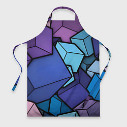 Фартук кулинарный Куб, цвет: 3D-принт