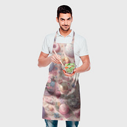 Фартук кулинарный Акварельный фон в пастельных тонах, цвет: 3D-принт — фото 2