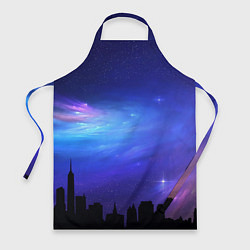Фартук кулинарный Город вселенная, цвет: 3D-принт
