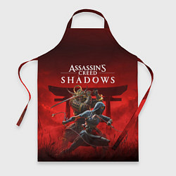 Фартук кулинарный Персонажи Assassins creed shadows, цвет: 3D-принт