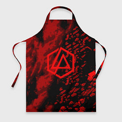 Фартук кулинарный Linkin park red logo, цвет: 3D-принт