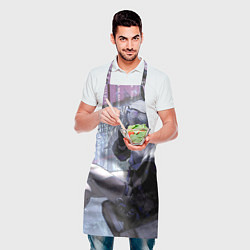 Фартук кулинарный Honkai Star Rail Silver Wolf, цвет: 3D-принт — фото 2