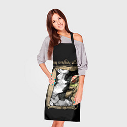Фартук кулинарный Всё своё ношу с собой, цвет: 3D-принт — фото 2