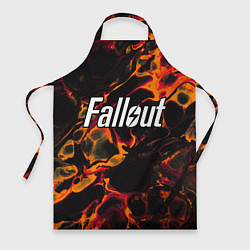 Фартук кулинарный Fallout red lava, цвет: 3D-принт