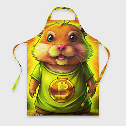 Фартук кулинарный Хомячок и криптоактив, цвет: 3D-принт