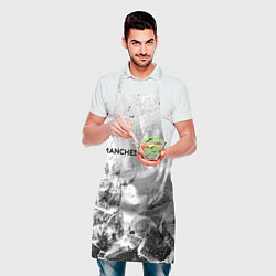 Фартук кулинарный Manchester City white graphite, цвет: 3D-принт — фото 2