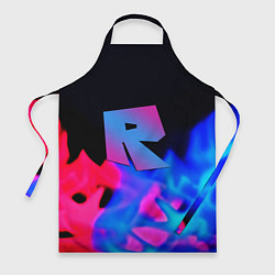 Фартук Roblox neon flame