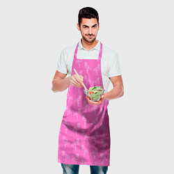 Фартук кулинарный Пара розовых фламинго, цвет: 3D-принт — фото 2