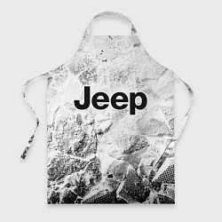 Фартук кулинарный Jeep white graphite, цвет: 3D-принт