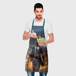 Фартук кулинарный PUBG персонаж после взрыва, цвет: 3D-принт — фото 2