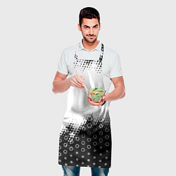 Фартук кулинарный Juventus sport steel, цвет: 3D-принт — фото 2