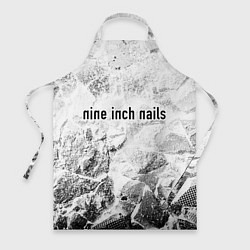 Фартук кулинарный Nine Inch Nails white graphite, цвет: 3D-принт