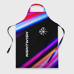 Фартук кулинарный Nightwish neon rock lights, цвет: 3D-принт