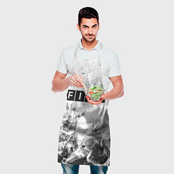 Фартук кулинарный Fiat white graphite, цвет: 3D-принт — фото 2