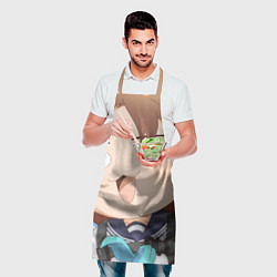 Фартук кулинарный Моя подруга олениха Нокотан Ноко Сиканоко, цвет: 3D-принт — фото 2