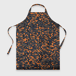 Фартук кулинарный Пиксели камуфляжная текстура, цвет: 3D-принт