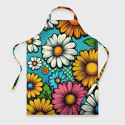 Фартук Графический паттерн - Летние Цветы