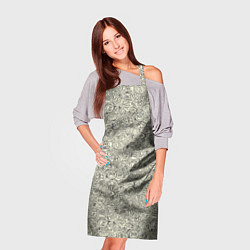 Фартук кулинарный Смайл и человечки, цвет: 3D-принт — фото 2