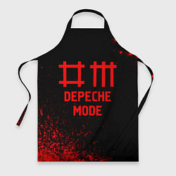 Фартук кулинарный Depeche Mode - red gradient, цвет: 3D-принт