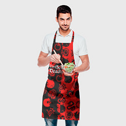 Фартук кулинарный 7 смертных грехов патттерн, цвет: 3D-принт — фото 2
