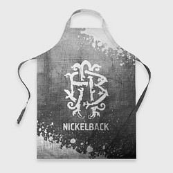 Фартук кулинарный Nickelback - grey gradient, цвет: 3D-принт