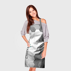 Фартук кулинарный Chrysler - white gradient вертикально, цвет: 3D-принт — фото 2