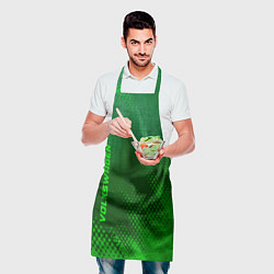 Фартук кулинарный Volkswagen - green gradient вертикально, цвет: 3D-принт — фото 2