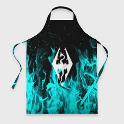 Фартук The elder scrolls neon flame