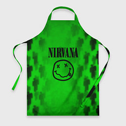 Фартук кулинарный Nirvana x Billie, цвет: 3D-принт