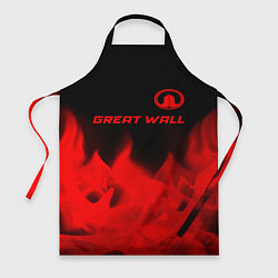 Фартук Great Wall - red gradient посередине