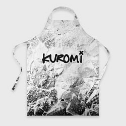 Фартук кулинарный Kuromi white graphite, цвет: 3D-принт