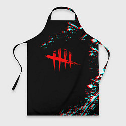 Фартук кулинарный Dead by daylight глитч, цвет: 3D-принт