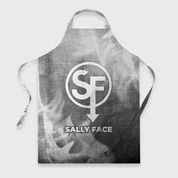 Фартук кулинарный Sally Face - grey gradient, цвет: 3D-принт