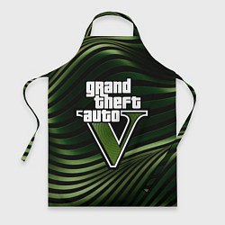 Фартук кулинарный Grand Theft Auto V - logo, цвет: 3D-принт