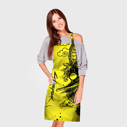 Фартук кулинарный Syberpunk dragon tatoo, цвет: 3D-принт — фото 2